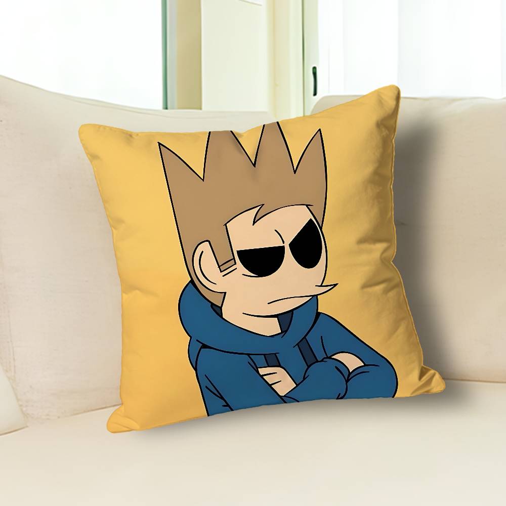 Забавная наволочка E-Eddsworlds-S разных размеров, квадратная, для декора автомобиля, дома, спальни, индивидуальный подарок на День святого Валентина