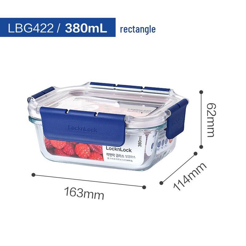 LOCK&LOCK Heat-Resistant Glass Food Container