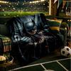Bat In Colorful Artwork Throws Blanket Flannel Blankets Plush for Couch Bed Gifts for Men Women Travel picnic blanket Christmas fan gifts