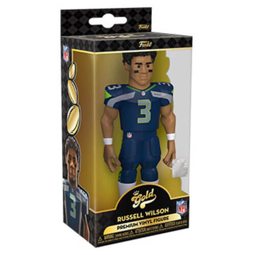 NFL Russel Wilson Vinyl Gold Chase поставляет 1 из 6