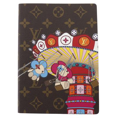 Louis Vuitton Кей Клеменс Другие канцелярские товары GI0545 Записная книжка Vivienne Коричневая парусина с монограммой _ Б/у