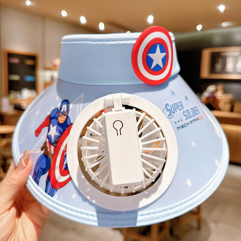 New Summer Fan Hat Adult Sun Hat Outdoor Leisure Sports Sun Protection Top Hat