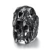 S925 Silver Ring Trendy Men's Northern Ghost Army Skull Men's Ring Series Skull Ring