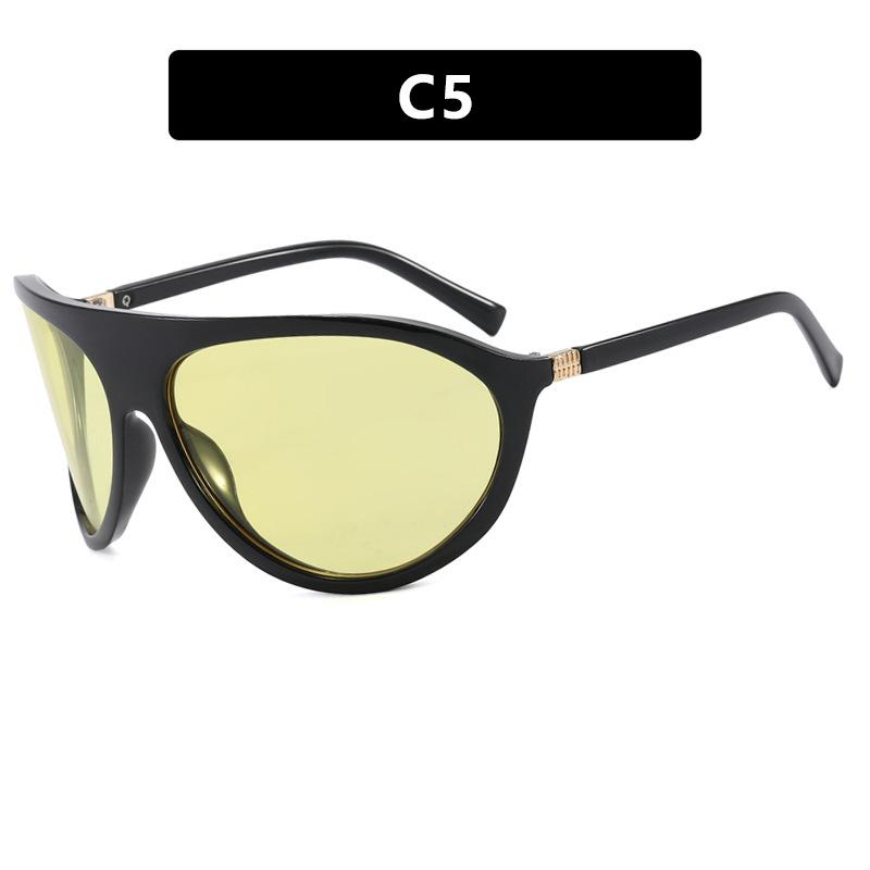 Персонализированные солнцезащитные очки с большой оправой, новые солнцезащитные очки для отдыха на открытом воздухе