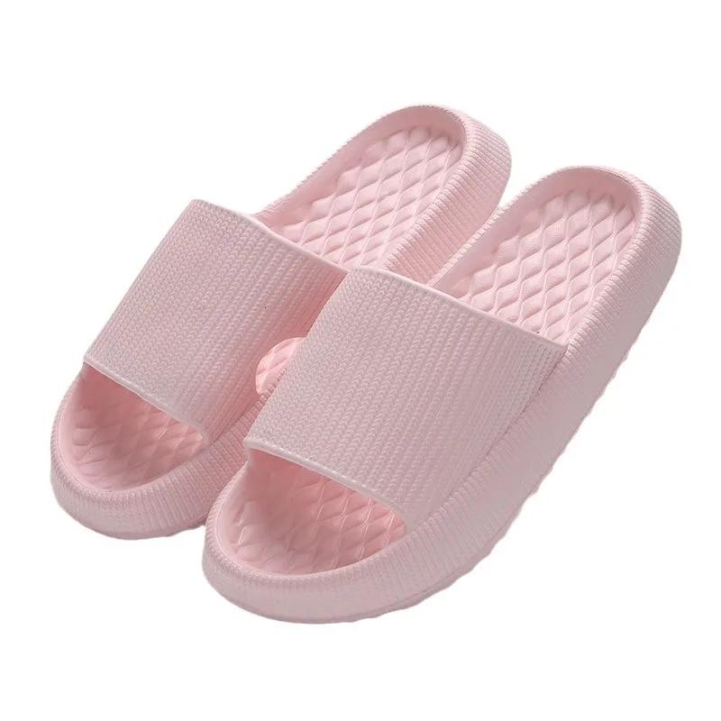 Новые женские уличные тапочки с толстой подошвой, мягкая подошва, модные сандалии на платформе, женская повседневная обувь, нескользящая легкая пляжная обувь