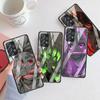 Anime Demon Slayer Glass Case For Samsung Galaxy A52 A71 A50 A51 A70 A21s A31 A72 A10 A12 A30 A22 5G Phone Cover