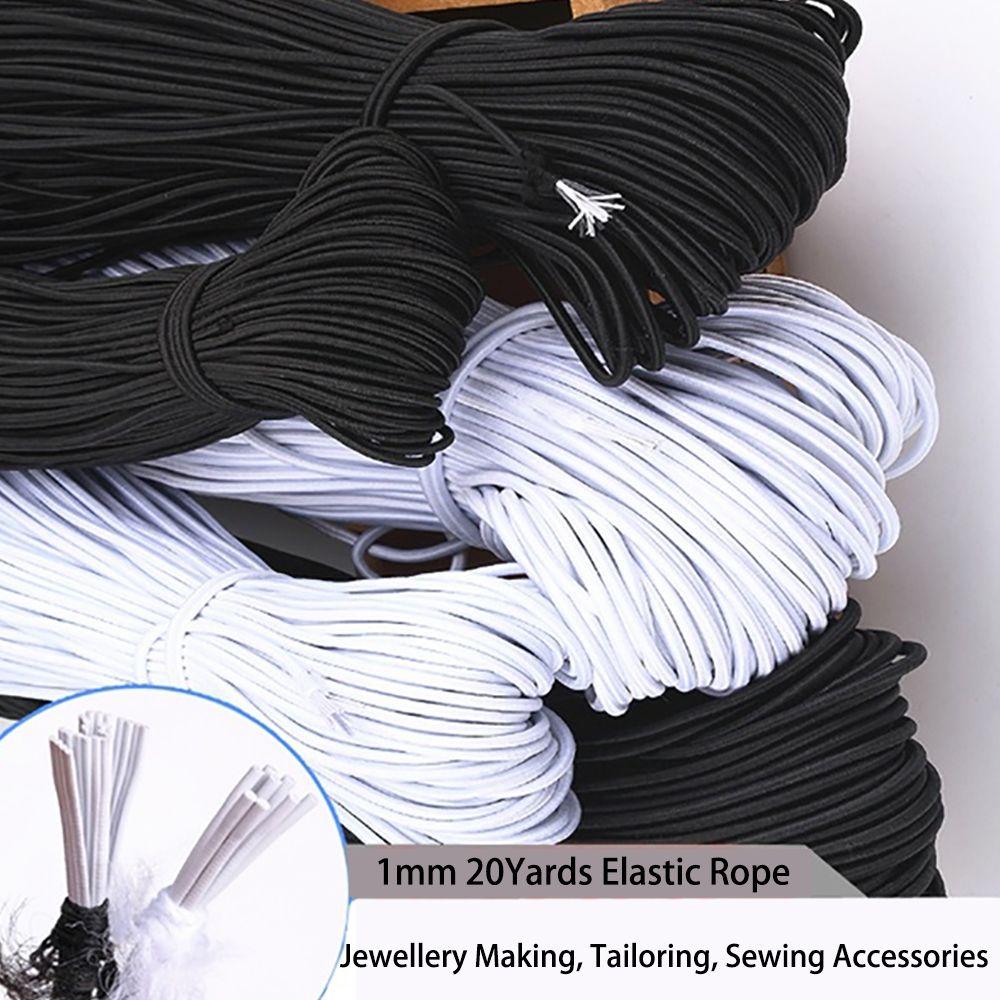 1mm 20Yards DIY Ribbon High Elastic Elastic Rope Elastic Cords Elastic Band Stretchy Threads