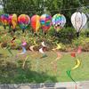 Fashion Tops Sequin Wind Spinner Funny Rotating Spiral Balloon Windmill Ornament for Decoration