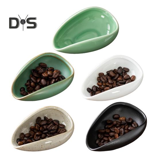 Чашка для дозирования кофе, инструменты бариста, утварь, портативная кофейная ложка для домашнего кафе, шведского стола, отеля, офиса, керамическая чаша для взвешивания кофейных зерен