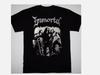 Immortal Band T-shirt Retro Black Short Sleeve All Size