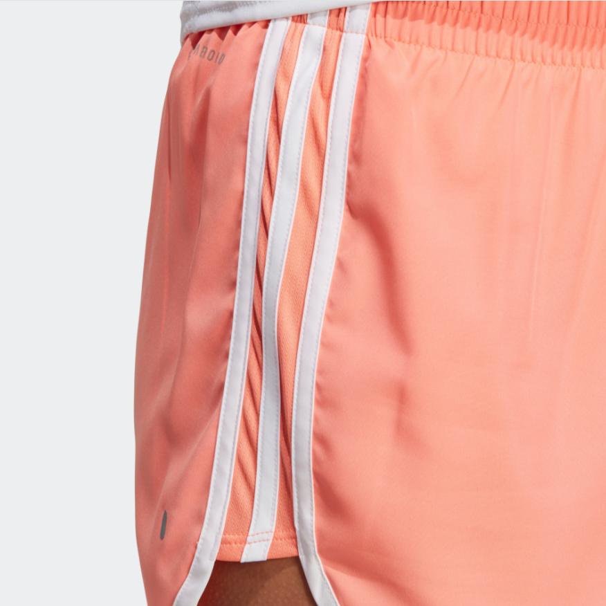 Adidas SS23 Три полоски эластичный пояс спортивные шорты женские плавки кораллово-розовый HY5430