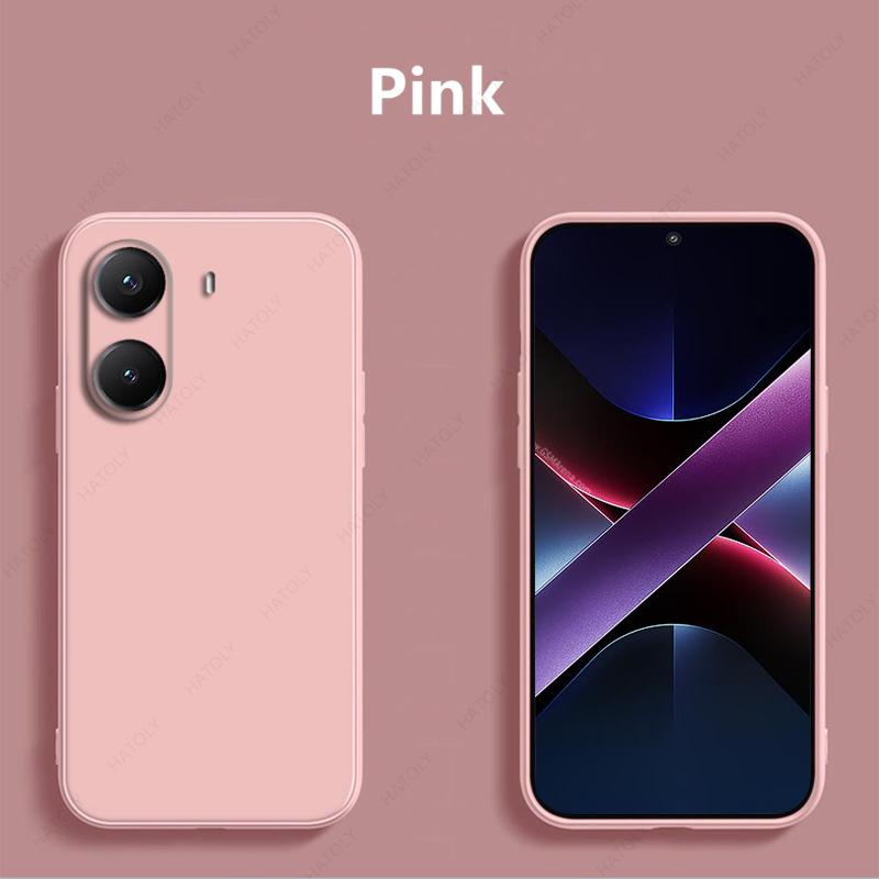 Жидкий силиконовый чехол для телефона Xiaomi Poco X7 Pro, противоударный чехол Funda, задняя крышка для Xiaomi Poco X7