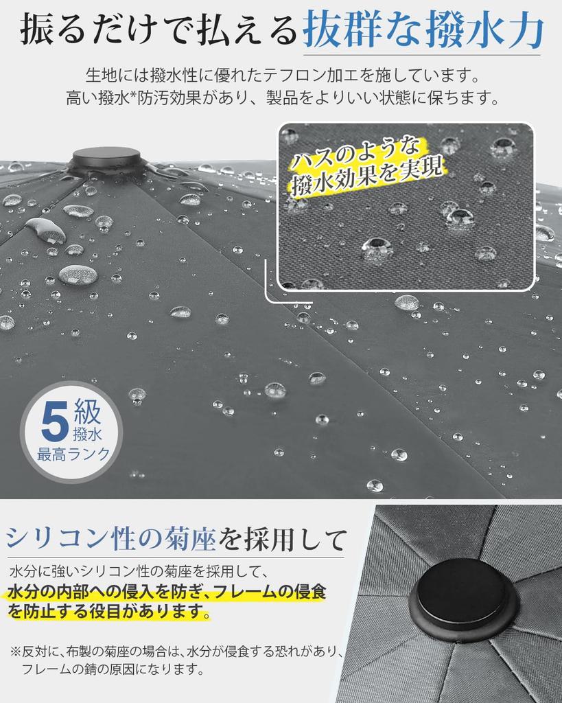 GEKETY Folding Automatic For Both Sunny and Rainy Large Super Water Wind Light Heat Over UV Folding Less Than 8 Ribs Men's Umbrella, One-Touch