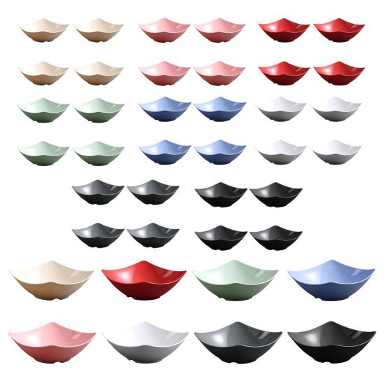 1/4 шт. Одноразовые квадратные сервировочные миски Гладкие края Миска для закусок для вечеринок Салатница Жаростойкая Универсальное сервировочное блюдо