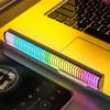 Умный RGB звук управления светом 3D двухсторонний звукосниматель светодиодные фонари ритм окружающий свет приложение управления для автомобильных игр настольные фонари