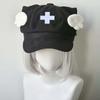 Cat Ears Beret Hat Cross Decoration Octagonal Cap Harajuku Angel Wings Hat Lolita Fashion