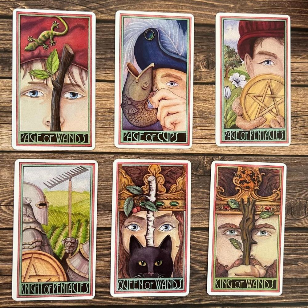 12*7cm Erenberg Tarot Deck 78 Pcs Cards Focuses On Key Aspects of The Cards and Illuminates Vital Elements and Concepts