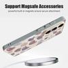 Магнитный Чехол Для Magsafe Для Samsung Galaxy S26 Ultra S25 Edge S24 Plus S23 FE S22 A54 A55 A56 5G Конфетный Цвет Узор Сердечки Матовый Чехол