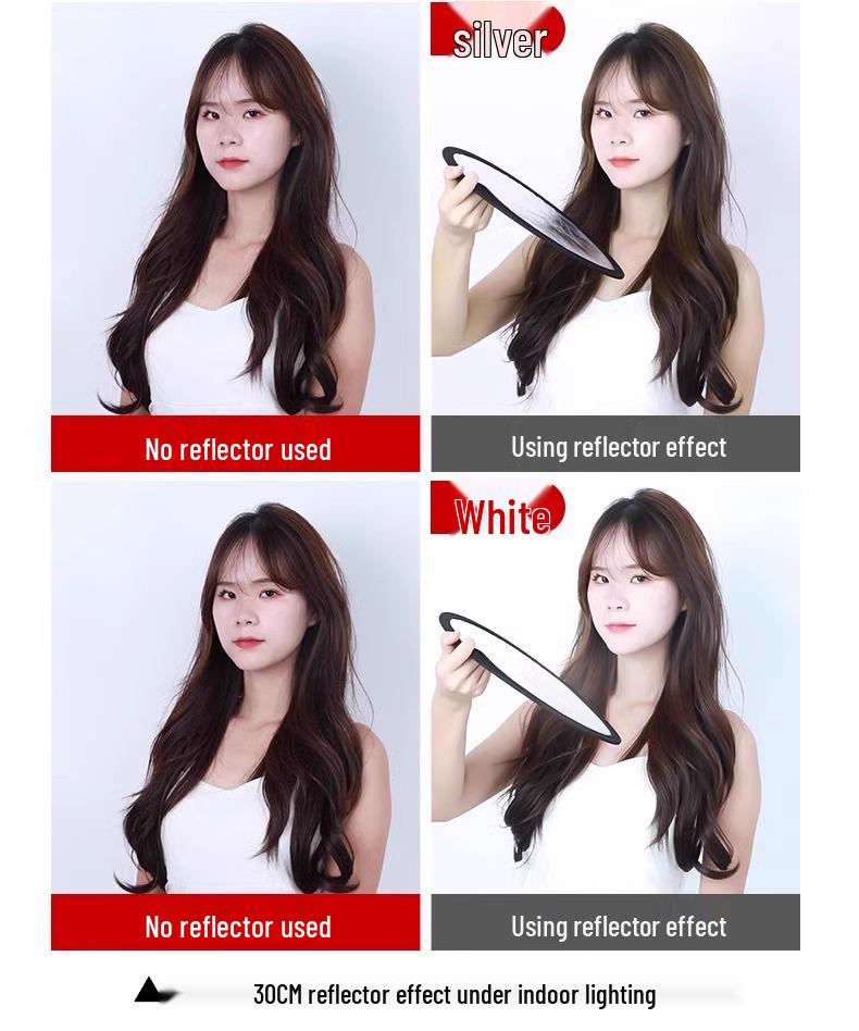 Портативный мини-отражатель: Складной фотодиффузор 4-в-1 для уличной фотографии