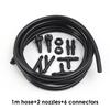 Car Auto Windshield Washer Hose Wiper Blade Pipe Jet Spray Nozzle Water Fluid Tube Joiner Universal Connector Replacement Kit Hoses Windshield Washer