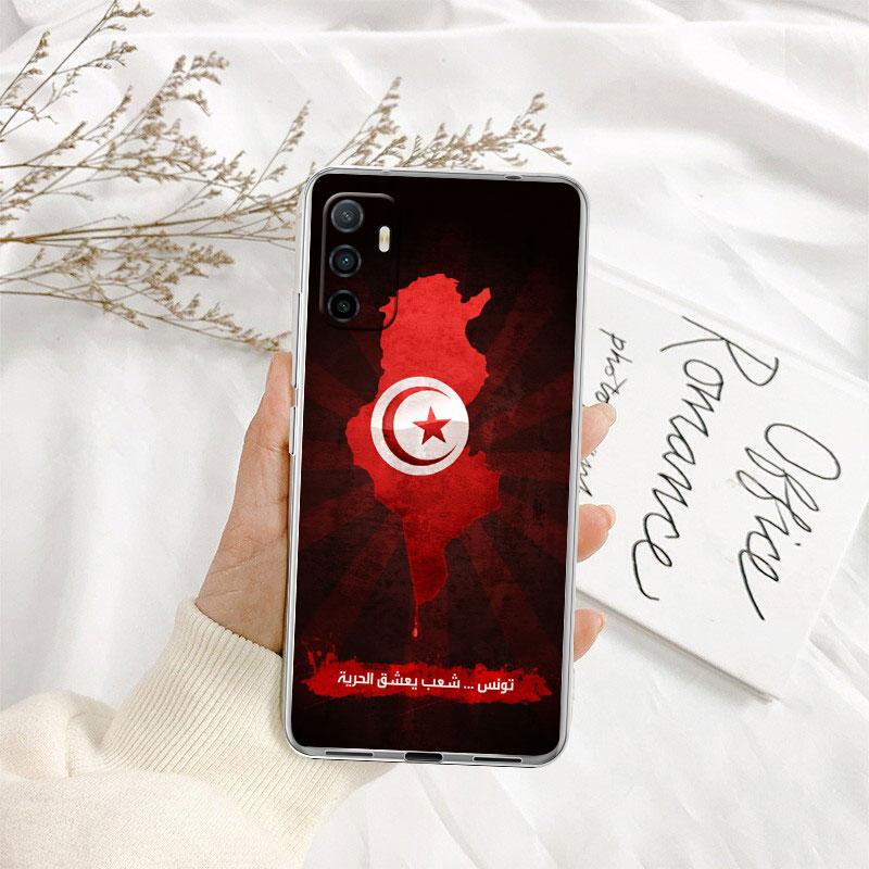 IK72 Tunisian Flag Passport Transparent Phone Case for Motorola Moto G7 G8 G9 G84 G85 G73 G24 G15 Z2 Play Power Plus