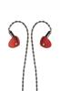 Moondrop Aria 2 Crimson Внутриканальные проводные наушники с композитной диафрагмой с куполом из TiN-керамики, 2-контактный разъем 0,78 мм, с возможностью замены кабеля, из латуни с золотым покрытием