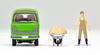 Tomica Limited Vintage Neo 164 LV-N15c Honda TN-V Super Deluxe Green with Figure Completed Product 320197