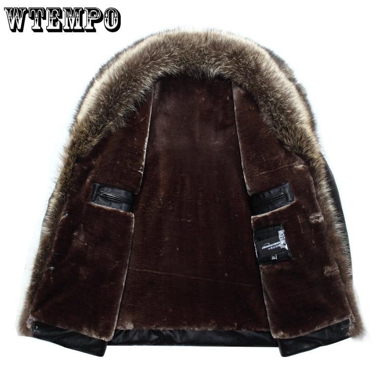 Зимняя овчинная шуба мужская меховая как одна меховая мужская короткая куртка утепленная и утолщенная кожаная куртка