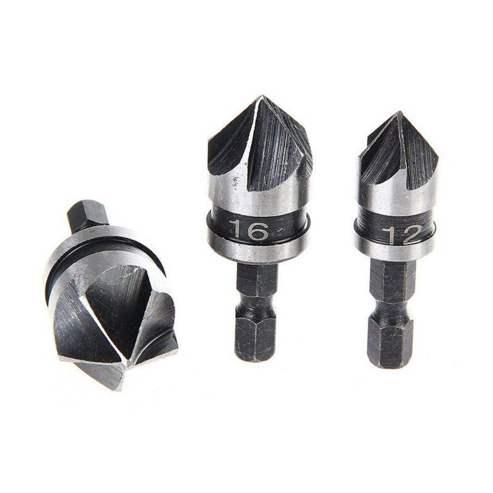 Инструмент для снятия фаски Деревообрабатывающий расширитель отверстий 90-градусный расширитель отверстий Бит Портативное сверло для снятия фаски