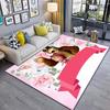 Russian animation Masha and the Bear Fairy Tale Cartoon Carpet Soft Home Living Room Bedroom Door Mat Outdoor Picnic Ground Mat rug T5