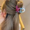 Ранневесенняя цветочная ацетатная заколка для волос, Элегантная заколка-акула в виде подсолнуха для женщин, Модная и премиальная заколка-краб для волос