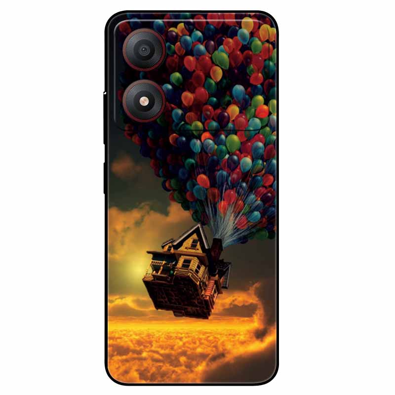 Для ZTE Blade A34 4G Чехол Ударопрочный ТПУ Мягкий Силикон Чехлы для Телефона для ZTE Blade A 34 Funda Расписной для BladeA34 Роскошный Capa