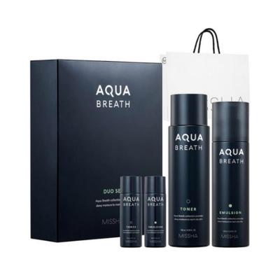 Набор из 2 предметов для мужчин Aqua Breath + Сумка для покупок — 1 набор