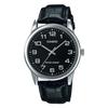 Часы - Casio - MTP-V001L-1B - Кожа - Кварцевые - Аналоговые