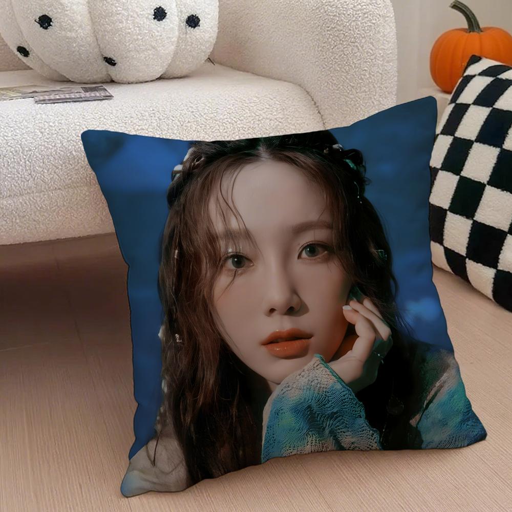 singer powerful TTaeyeon Cushion Cover Throw Pillow Cover Hidden Button Durable Polyester Chair Cushion