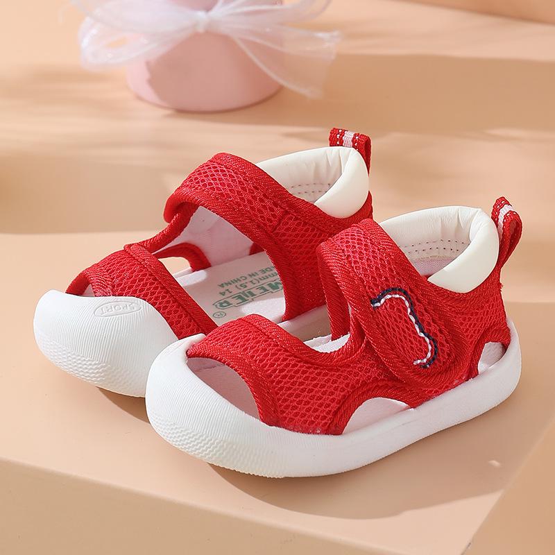 Детская обувь для ходьбы лето новая обувь из сетки для маленькой девочки противоскользящая мягкая подошва детская повседневная обувь модная детская обувь легкая обувь для девочки
