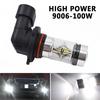 1pc 9006 HB4 100W 6000K Super White Fog Light 2323 LED Driving Bulb DRL Daytime Running Light