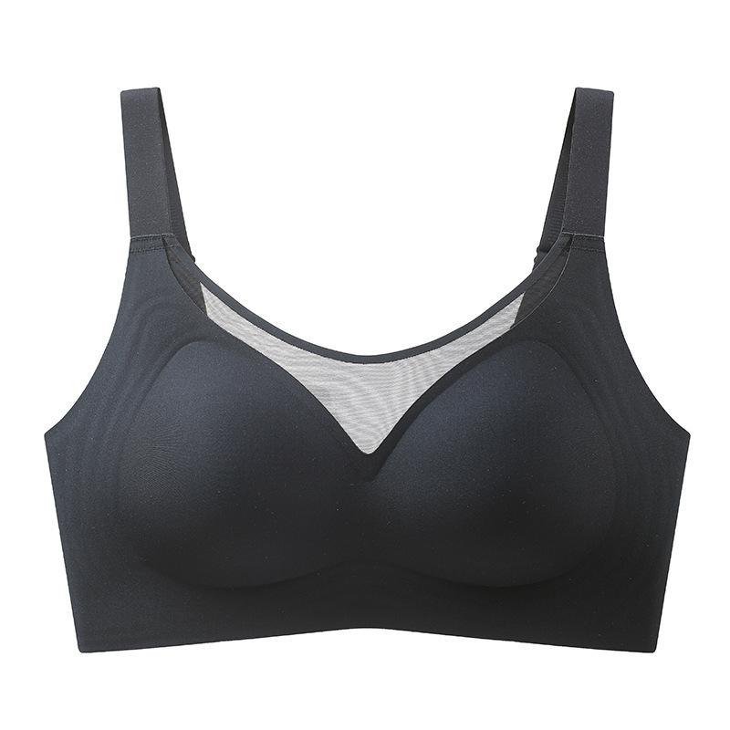 Fixed cup tube top A underwear simple anti-sagging small chest gathering underwear adjustment sexy bra
