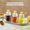 100 мл Стеклянная бутылка для приправ Нажимной дозатор Контейнер для уксуса Диспенсер для масла, соевого соуса, уксуса