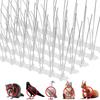 Stainless Steel Bird Repeller Pigeon Spikes Deterrent Wire Spikes Anti Bird Pigeon Squirrel Cat Repellent for Garden Fence Roof