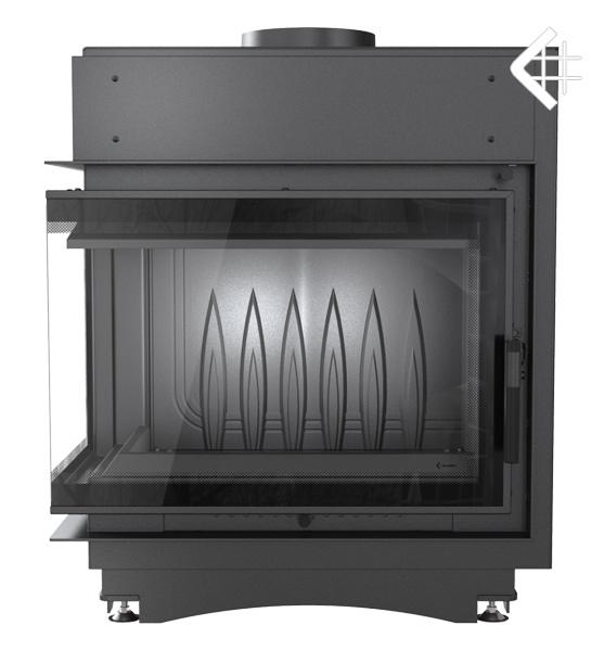 Чугунный камин KRATKI MAJA DECO левый 8 кВт Ø 150