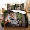 Tiger Duvet Cover Set King Size 230x260 Double Bed Single Queen Full Animal Quilt Case Linen 3D Pillowcase Twin Bedding Sets