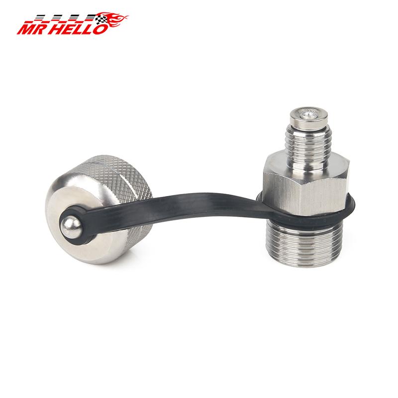 Car M12*1.25 M12*1.5 Stainless Steel oil drain Valve Quick Drain suitable Quick Twist Oil Drain Valve For with hose attachment