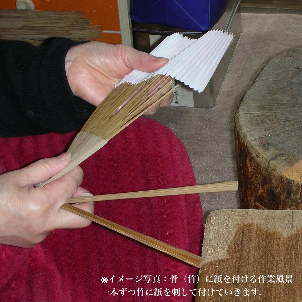 Складной веер с цветочным узором глицинии Сделано Идеальный подарок для женщин и Изготовлено с ремесленным длинный х 33 см шириной когда узором в стиле Киото. Киото,