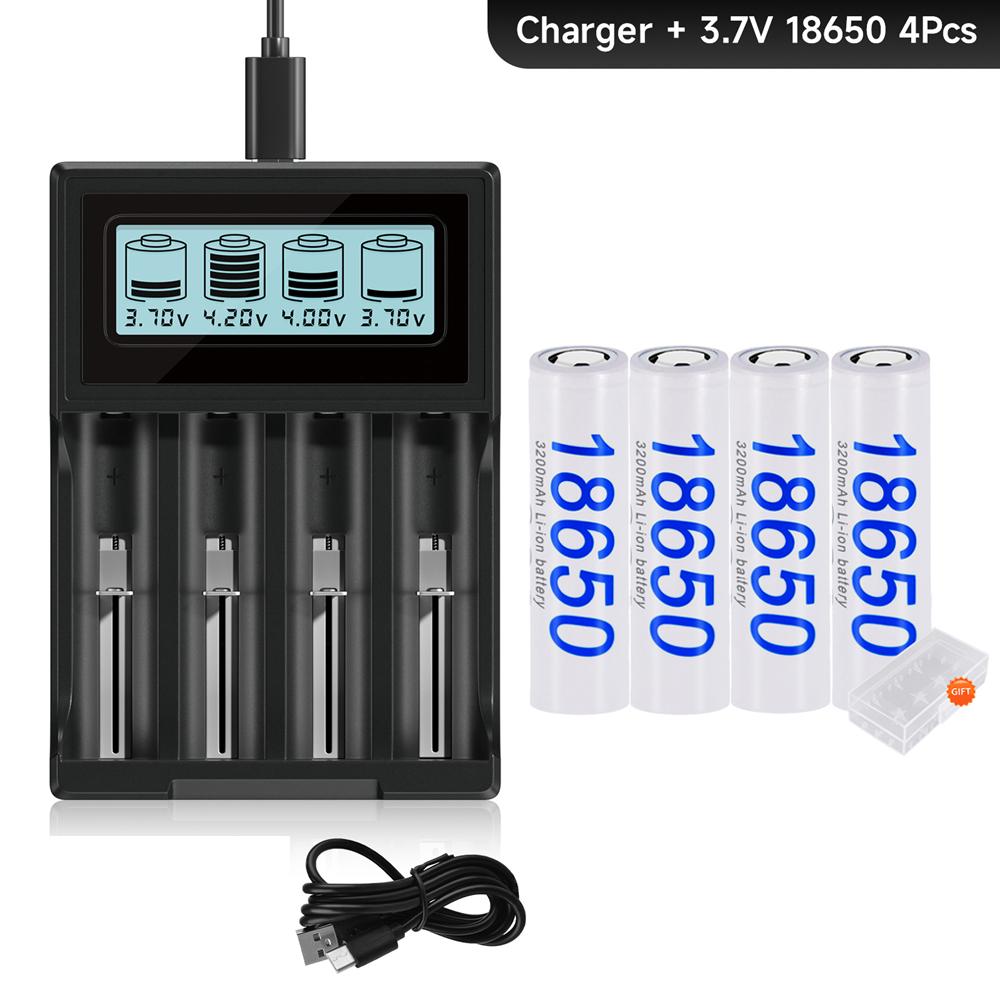 3.7V 18650 Li-ion аккумулятор 3200mAh 18650 литиевый аккумулятор для налобного фонарика Power Bank и т.д.