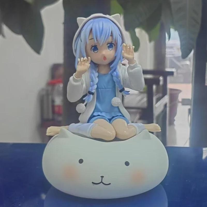 Is The Order A Rabbit Kafuu Chino Аниме Фигурка Kawaii Девушка Коллекция Кукла Настольный Рождественский Подарок Детская Игрушка