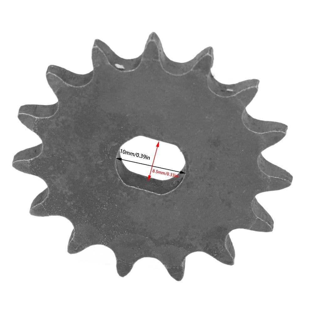 3PCS T8F 15T Engine Gears Steel Scooters Engine Gears Engine Pinion Gear Electric or Gas Scooters