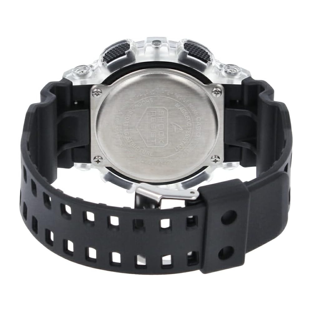 Мужские часы CASIO G-SHOCK СЕРИИ GA-100, Черный скелет, Серебристый камуфляж, GA-100SKC-1A [Параллельный импорт]