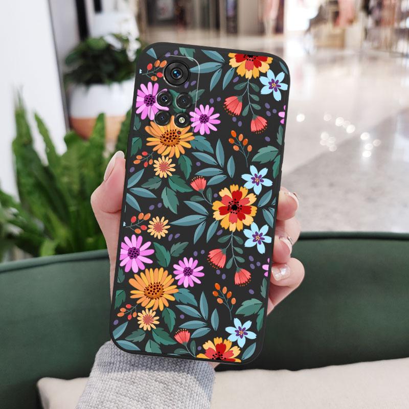 Яркий Цветочный Чехол для Телефона для Xiaomi Redmi Note 15 Pro Plus 4G 5G Силиконовый Чехол