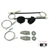 EWR912+EWR913 Window Regulator Repair Kit Rear Left Right for Peugeot 206 CC 2D T16 2000-2008 2-Door Coupe Cabrio 922457 922458